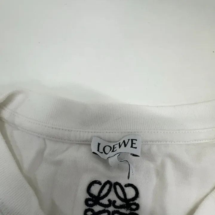 Loewe LOEWE White Graphic Print Short Sleeve T-Shirt Size L / US 10 / IT 46 - 7 Thumbnail