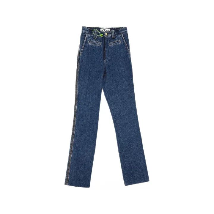 Loewe Loewe Classic Smile Straight Jeans for Women Size 36" / US 14 / IT 50 - 2 Thumbnail