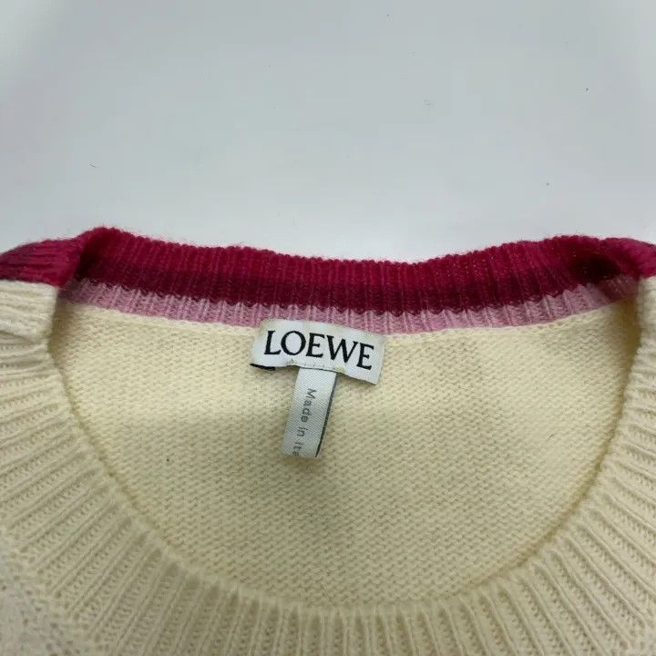 Loewe Loewe SS22 Micro Logo Cropped Sweater Size M / US 6-8 / IT 42-44 - 4 Thumbnail