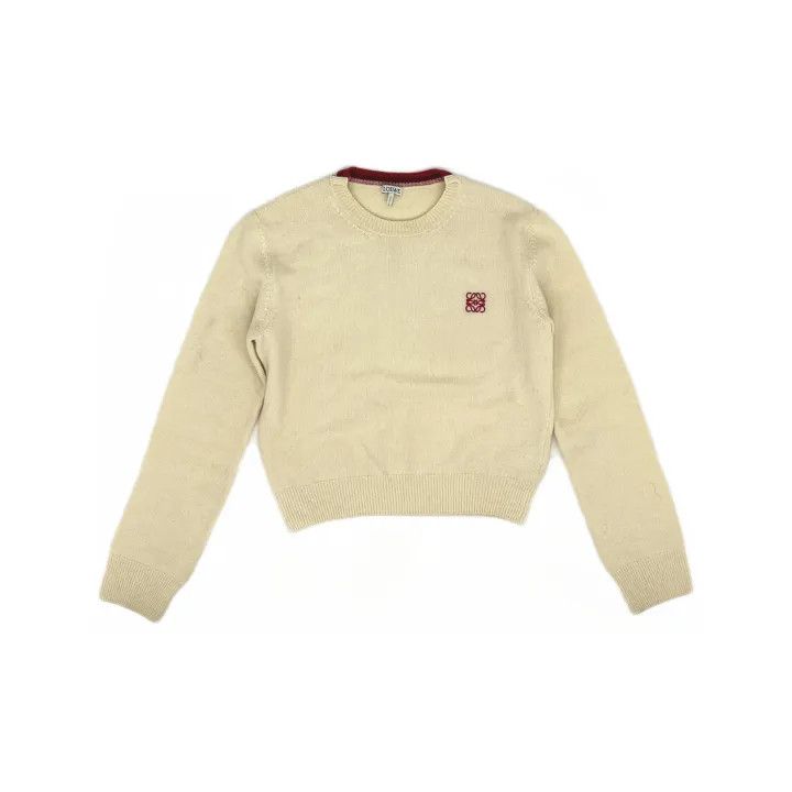 Loewe Loewe SS22 Micro Logo Cropped Sweater Size M / US 6-8 / IT 42-44 - 2 Thumbnail