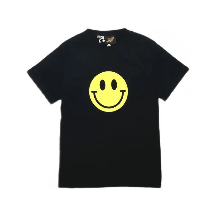 Loewe Loewe Black T-Shirt with Neon Yellow Smile Size XS / US 0-2 / IT 36-38 - 2 Thumbnail