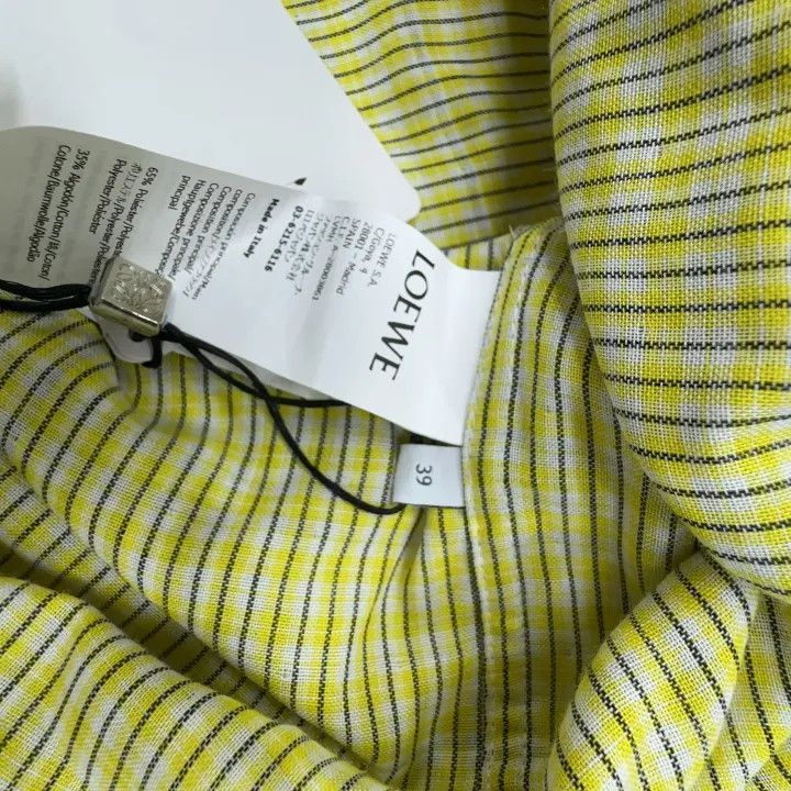 Loewe Loewe Green Short Sleeve Check Shirt Size M / US 6-8 / IT 42-44 - 4 Thumbnail