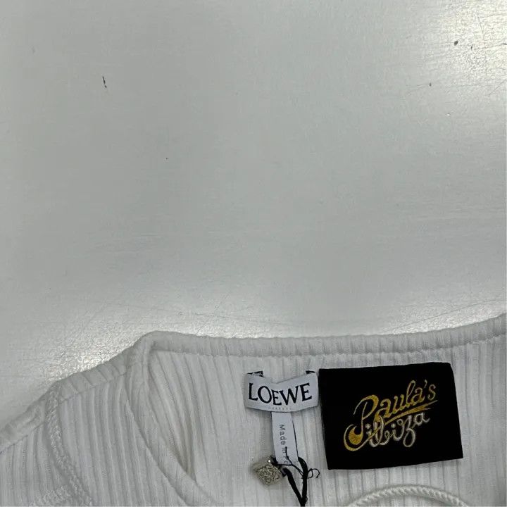 Loewe Loewe White Long Sleeve Jumpsuit Size M / US 6-8 / IT 42-44 - 2 Thumbnail