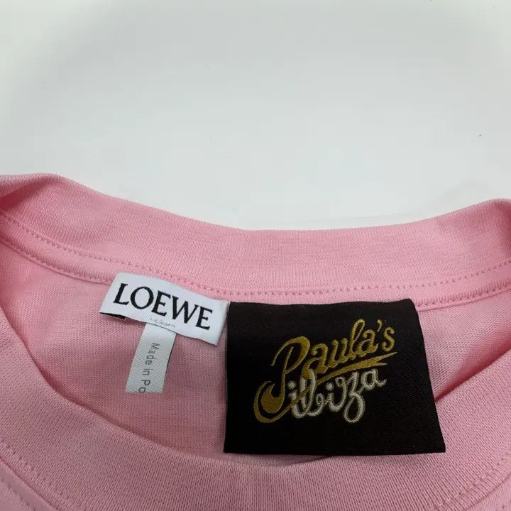 Loewe Loewe SS22 Pink Cactus Logo T-Shirt Size S / US 4 / IT 40 - 6 Thumbnail