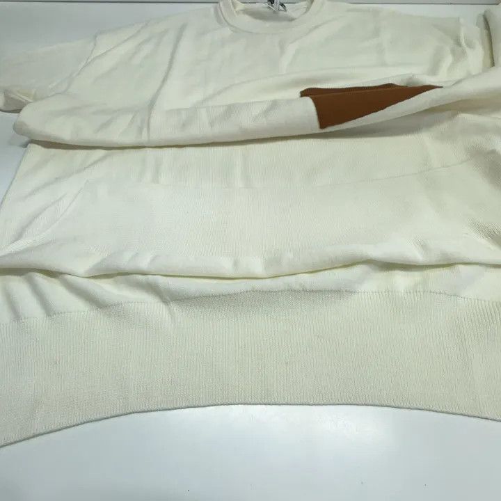 Loewe Loewe White Long Sleeve Pocket Sweatshirt Size XS / US 0-2 / IT 36-38 - 10 Thumbnail