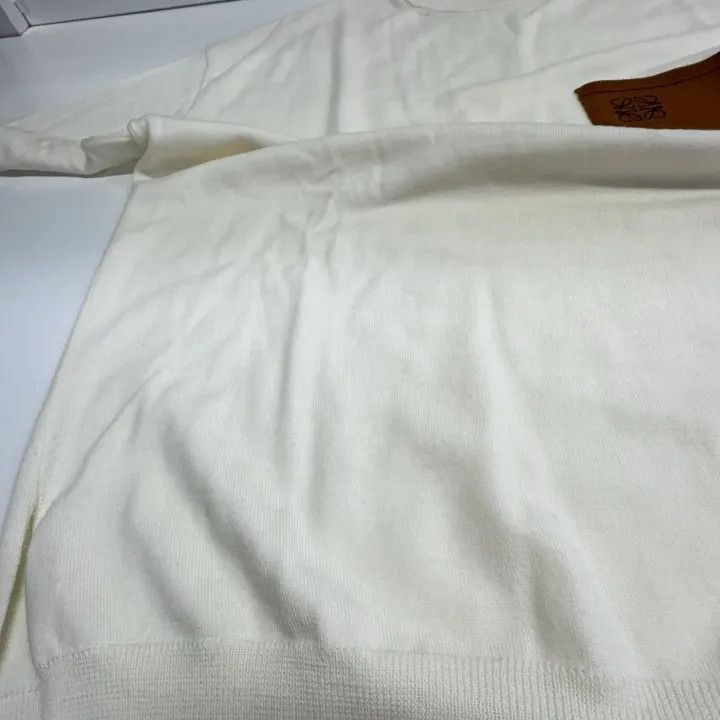 Loewe Loewe White Long Sleeve Pocket Sweatshirt Size XS / US 0-2 / IT 36-38 - 9 Thumbnail