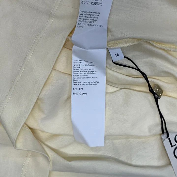 Loewe Loewe Embroidered Logo Short Sleeve T-Shirt Size M / US 6-8 / IT 42-44 - 3 Thumbnail