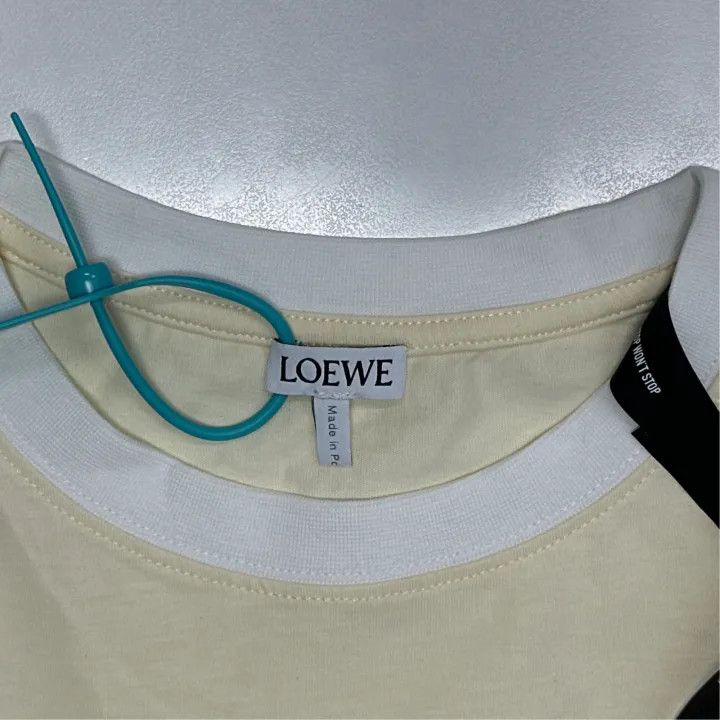 Loewe Loewe Embroidered Logo Short Sleeve T-Shirt Size M / US 6-8 / IT 42-44 - 4 Thumbnail