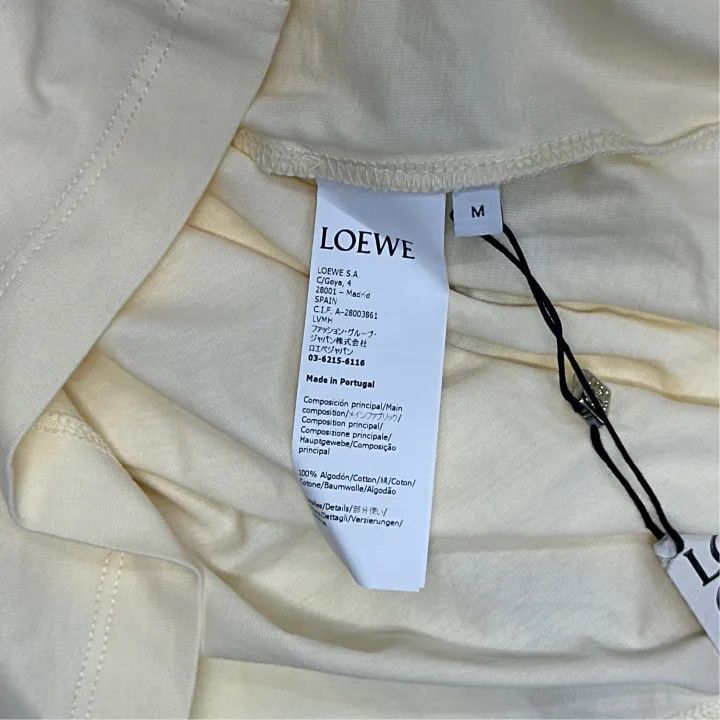 Loewe Loewe Embroidered Logo Short Sleeve T-Shirt Size M / US 6-8 / IT 42-44 - 2 Thumbnail