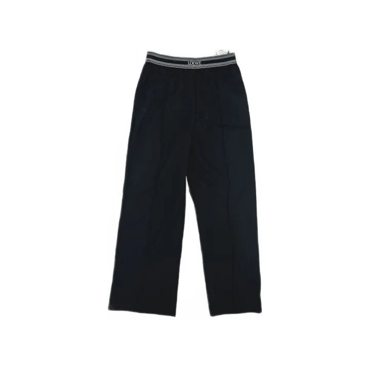 Loewe Loewe FW23 Black Striped Trim Casual Pants Size 23" - 2 Thumbnail
