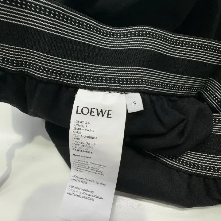 Loewe Loewe FW23 Black Striped Trim Casual Pants Size 23" - 4 Thumbnail