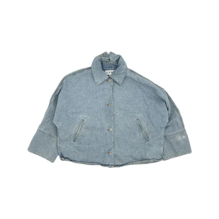 Loewe Loewe Stone Wash Loose Denim Jacket Size S / US 4 / IT 40 - 2 Thumbnail