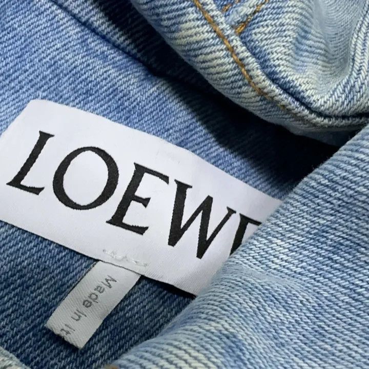 Loewe Loewe Stone Wash Loose Denim Jacket Size S / US 4 / IT 40 - 4 Thumbnail
