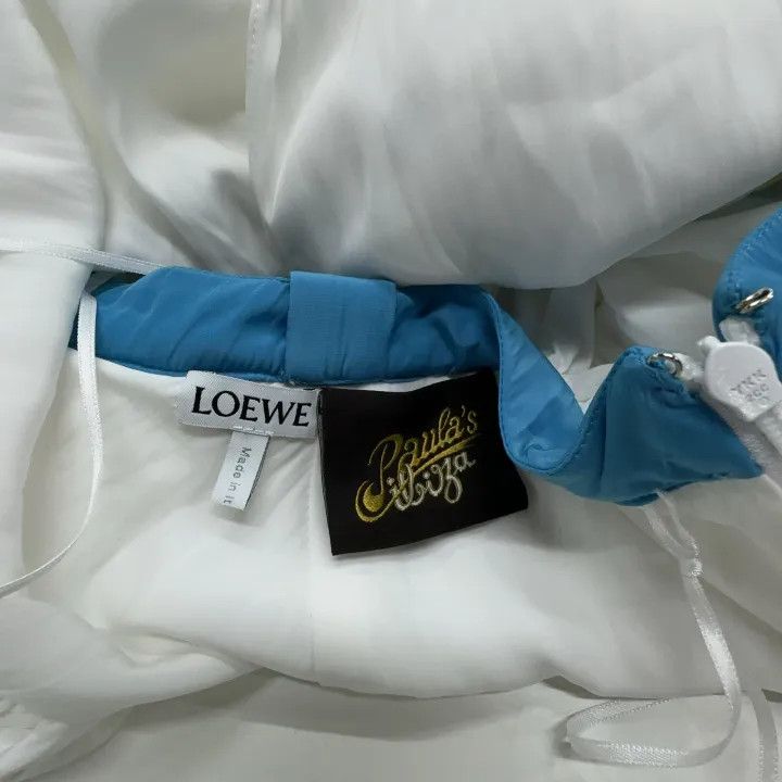 Loewe Loewe White V-Neck Sleeveless T-Shirt Size XS / US 0-2 / IT 36-38 - 5 Thumbnail