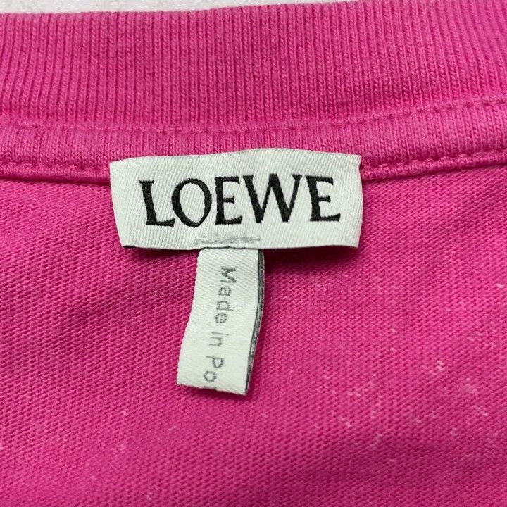 Loewe Loewe SS22 Solid Pink Short Sleeve T-Shirt Size S / US 4 / IT 40 - 3 Thumbnail