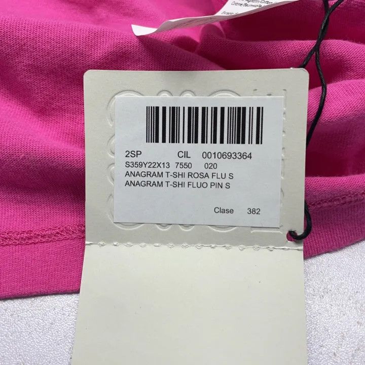 Loewe Loewe SS22 Solid Pink Short Sleeve T-Shirt Size S / US 4 / IT 40 - 4 Thumbnail