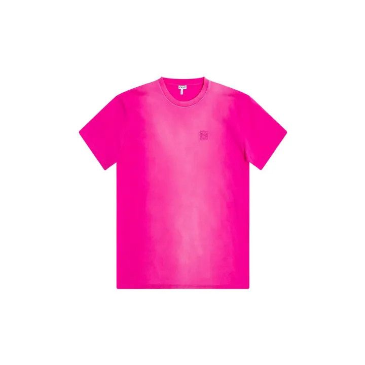 Loewe Loewe SS22 Solid Pink Short Sleeve T-Shirt Size S / US 4 / IT 40 - 2 Thumbnail