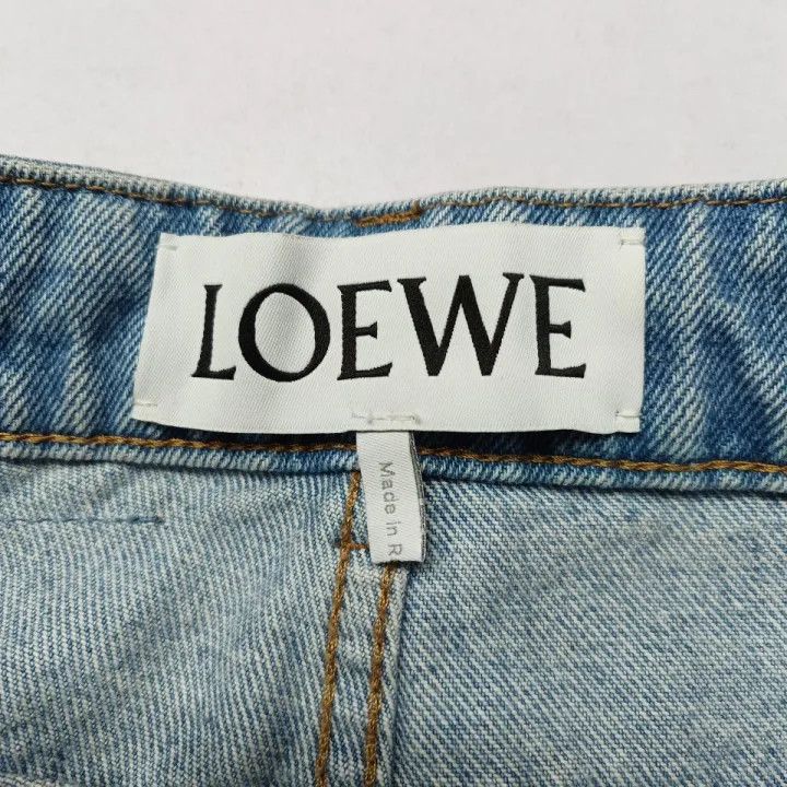 Loewe Loewe FW21 Contrast Color Denim Trousers Size 38" / US 16 / IT 52 - 4 Thumbnail