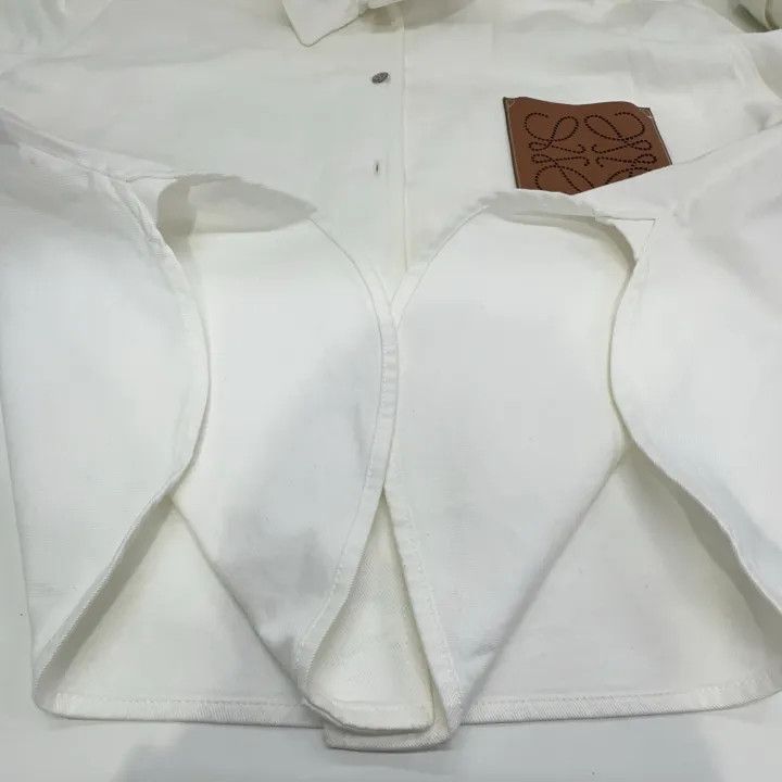 Loewe Loewe Denim Leather Pocket Jacket Shirt Size L / US 10 / IT 46 - 14 Thumbnail