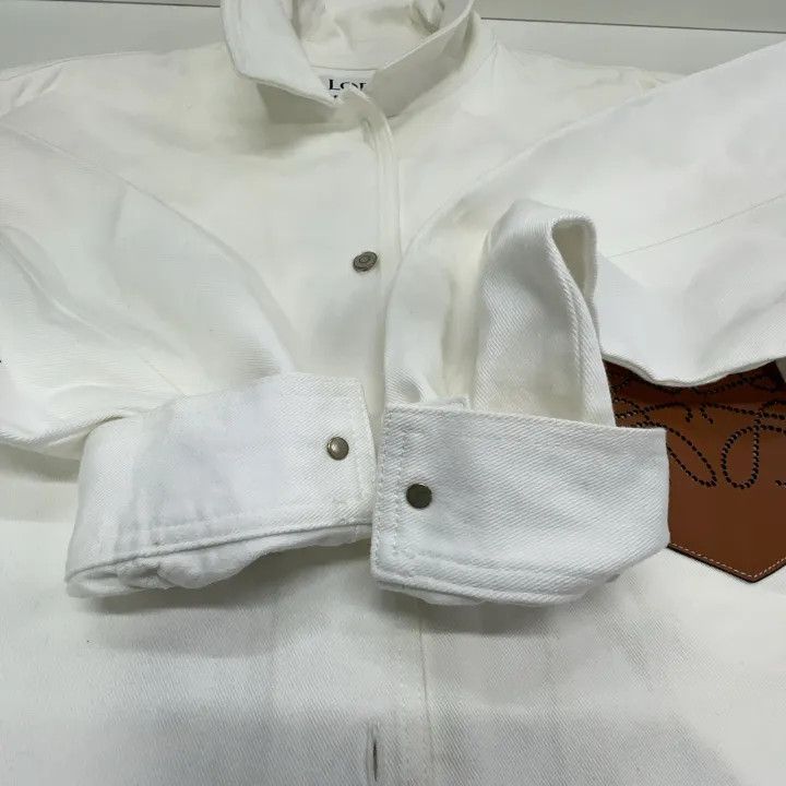 Loewe Loewe Denim Leather Pocket Jacket Shirt Size L / US 10 / IT 46 - 13 Thumbnail