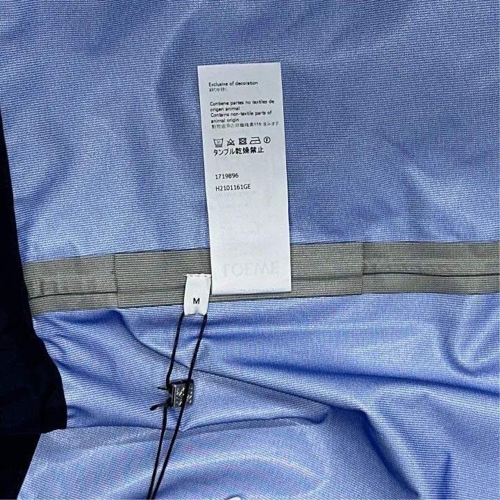 Loewe Loewe Blue Logo Hooded Long Sleeve Coat Size M / US 6-8 / IT 42-44 - 4 Thumbnail