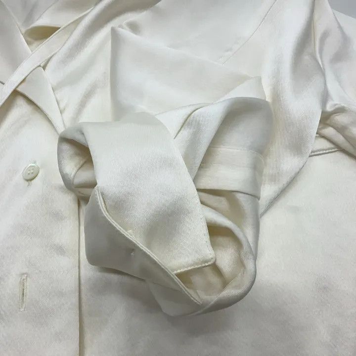 Loewe Loewe White Long Sleeve Button-Up Shirt Size S / US 4 / IT 40 - 7 Thumbnail