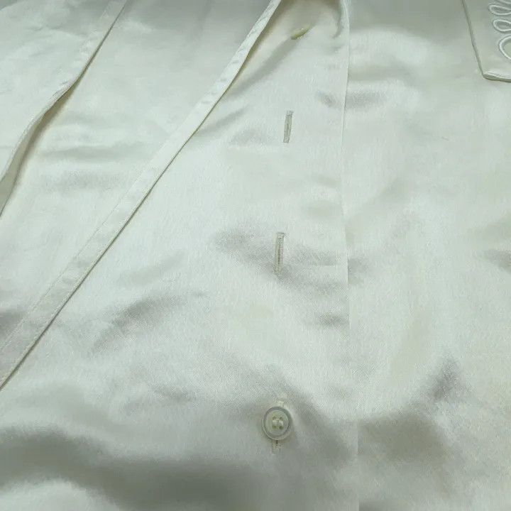 Loewe Loewe White Long Sleeve Button-Up Shirt Size S / US 4 / IT 40 - 8 Thumbnail