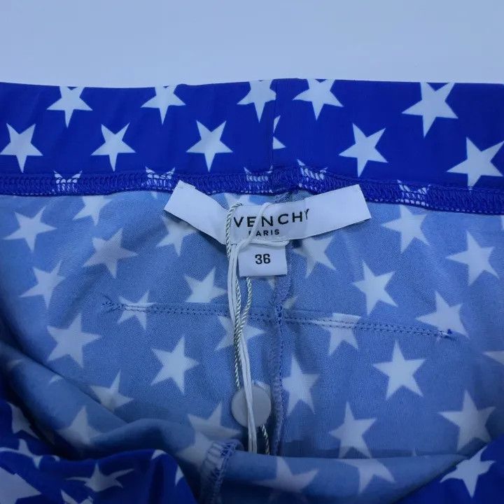Givenchy Givenchy Blue Star Print High-Waisted Leggings Size 36" / US 14 / IT 50 - 3 Thumbnail