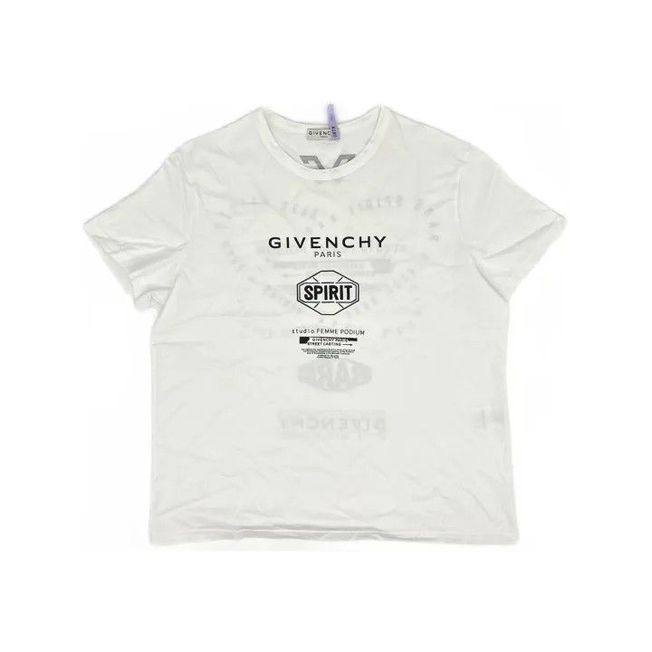Givenchy Givenchy SS20 Logo White Short Sleeve T-Shirt Size L / US 10 / IT 46 - 2 Thumbnail