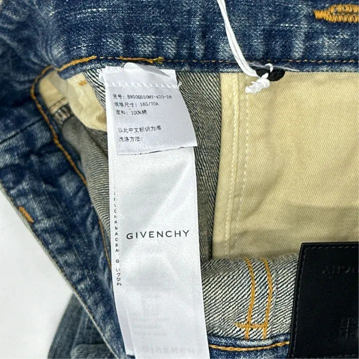 Givenchy Givenchy Vintage High-Waisted Denim Pants Size 28" / US 6 / IT 42 - 4 Thumbnail