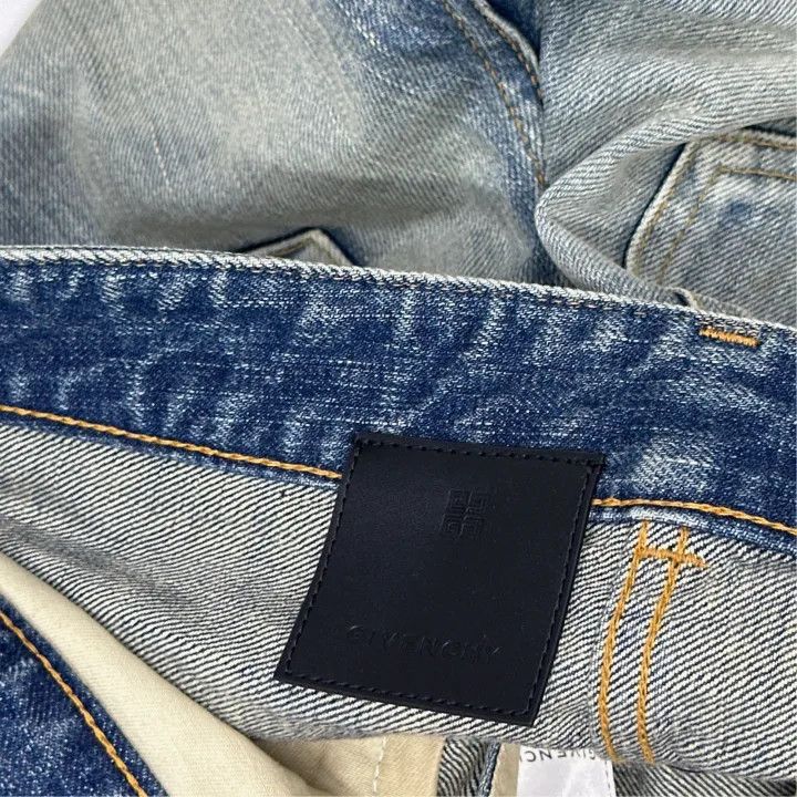 Givenchy Givenchy Vintage High-Waisted Denim Pants Size 28" / US 6 / IT 42 - 3 Thumbnail