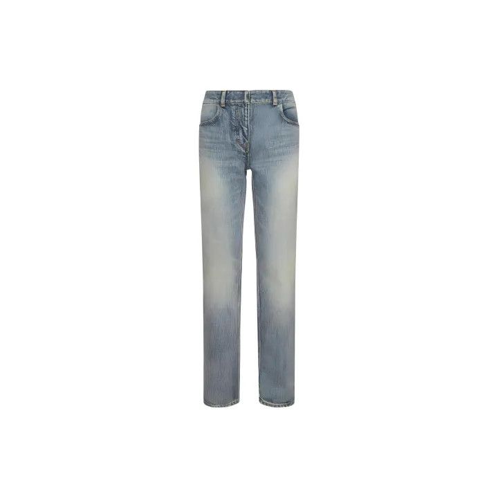 Givenchy Givenchy Vintage High-Waisted Denim Pants Size 28" / US 6 / IT 42 - 2 Thumbnail