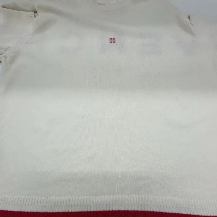 Givenchy Givenchy White Cold Shoulder Knit Sweater Size L / US 10 / IT 46 - 9 Thumbnail