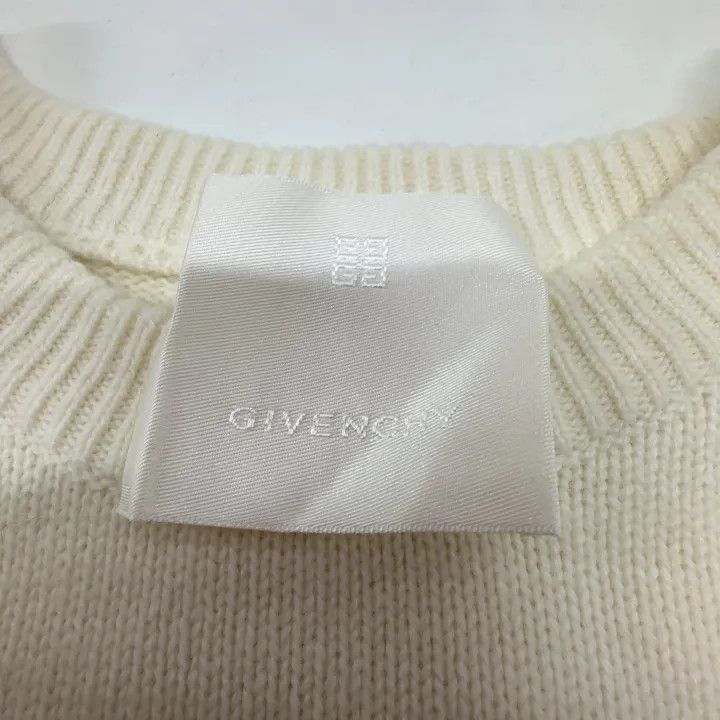 Givenchy Givenchy White Cold Shoulder Knit Sweater Size L / US 10 / IT 46 - 6 Thumbnail