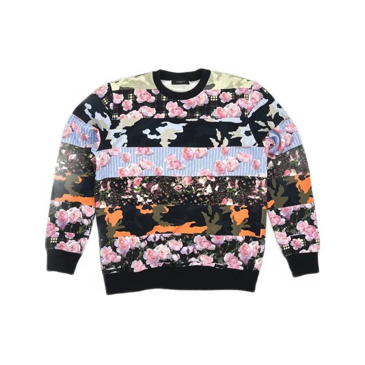 Givenchy Givenchy Floral Patchwork Sweatshirt for Women Size M / US 6-8 / IT 42-44 - 2 Thumbnail
