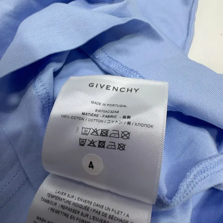 Givenchy Givenchy Blue Graphic Short Sleeve T-Shirt Size M / US 6-8 / IT 42-44 - 5 Thumbnail