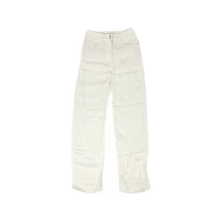 Givenchy Givenchy White Straight-Leg Jeans for Women Size 25" / US 0 / IT 36 - 2 Thumbnail