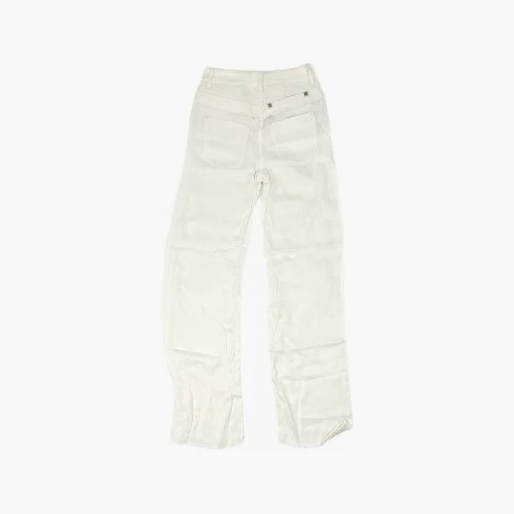 Givenchy Givenchy White Straight-Leg Jeans for Women Size 25" / US 0 / IT 36 - 3 Thumbnail