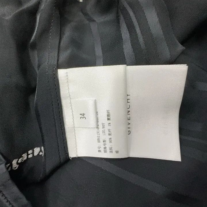 Givenchy Givenchy Logo Long Sleeve Black Shirt Size XS / US 0-2 / IT 36-38 - 3 Thumbnail