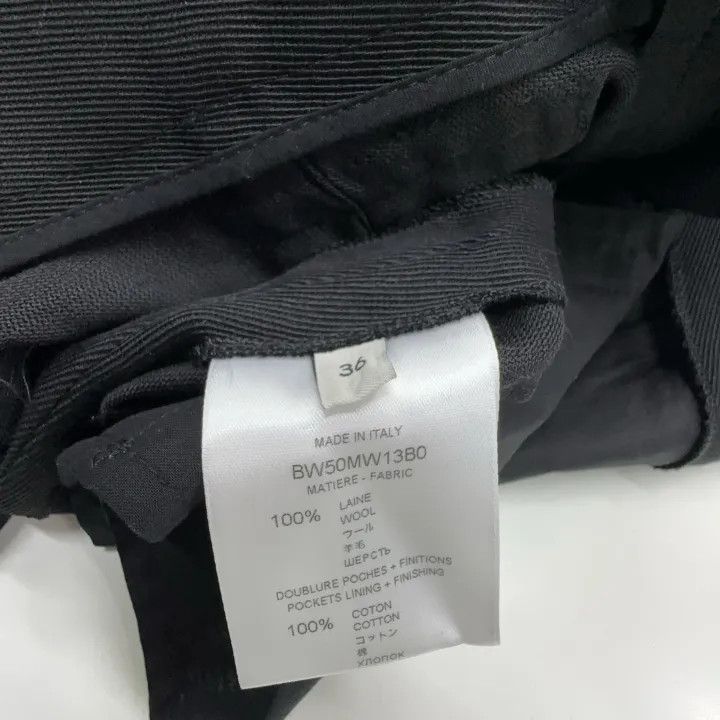 Givenchy Givenchy Black Flared Casual Trousers for Women Size 36" / US 14 / IT 50 - 4 Thumbnail