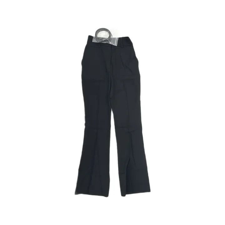 Givenchy Givenchy Black Flared Casual Trousers for Women Size 36" / US 14 / IT 50 - 2 Thumbnail