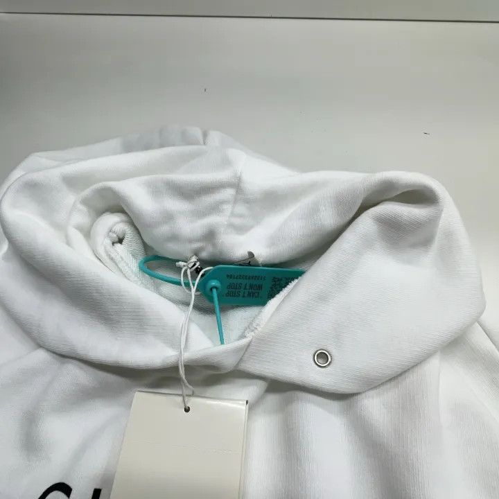Givenchy Givenchy Spirit Printed White Hoodie for Women Size L / US 10 / IT 46 - 7 Thumbnail