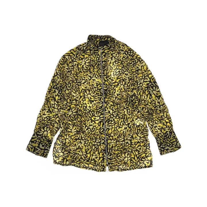 Givenchy Givenchy SS21 Yellow Black Printed Long Sleeve Shirt Size S / US 4 / IT 40 - 2 Thumbnail
