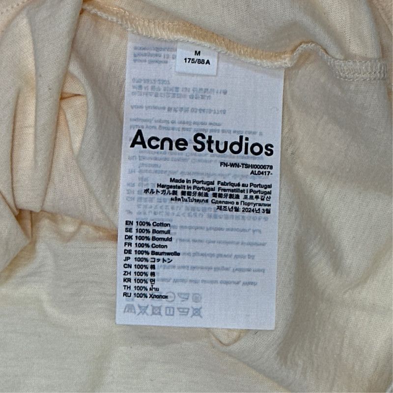 Acne Studios Acne Studios Minimal Logo Print T-Shirt Size M / US 6-8 / IT 42-44 - 3 Thumbnail