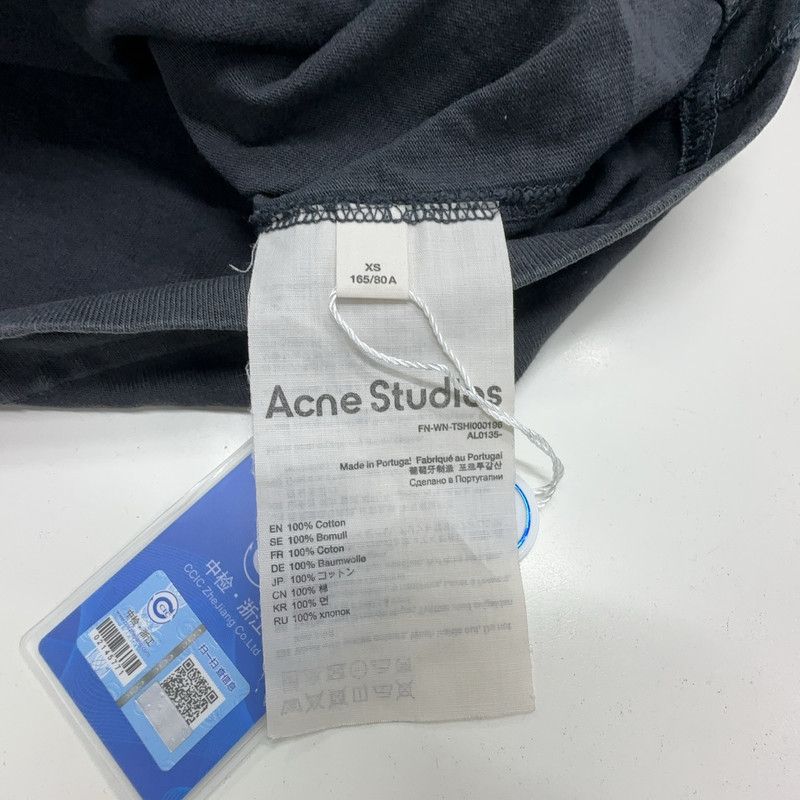 Acne Studios Acne Studios Black Logo T-Shirt for Women Size XS / US 0-2 / IT 36-38 - 4 Thumbnail