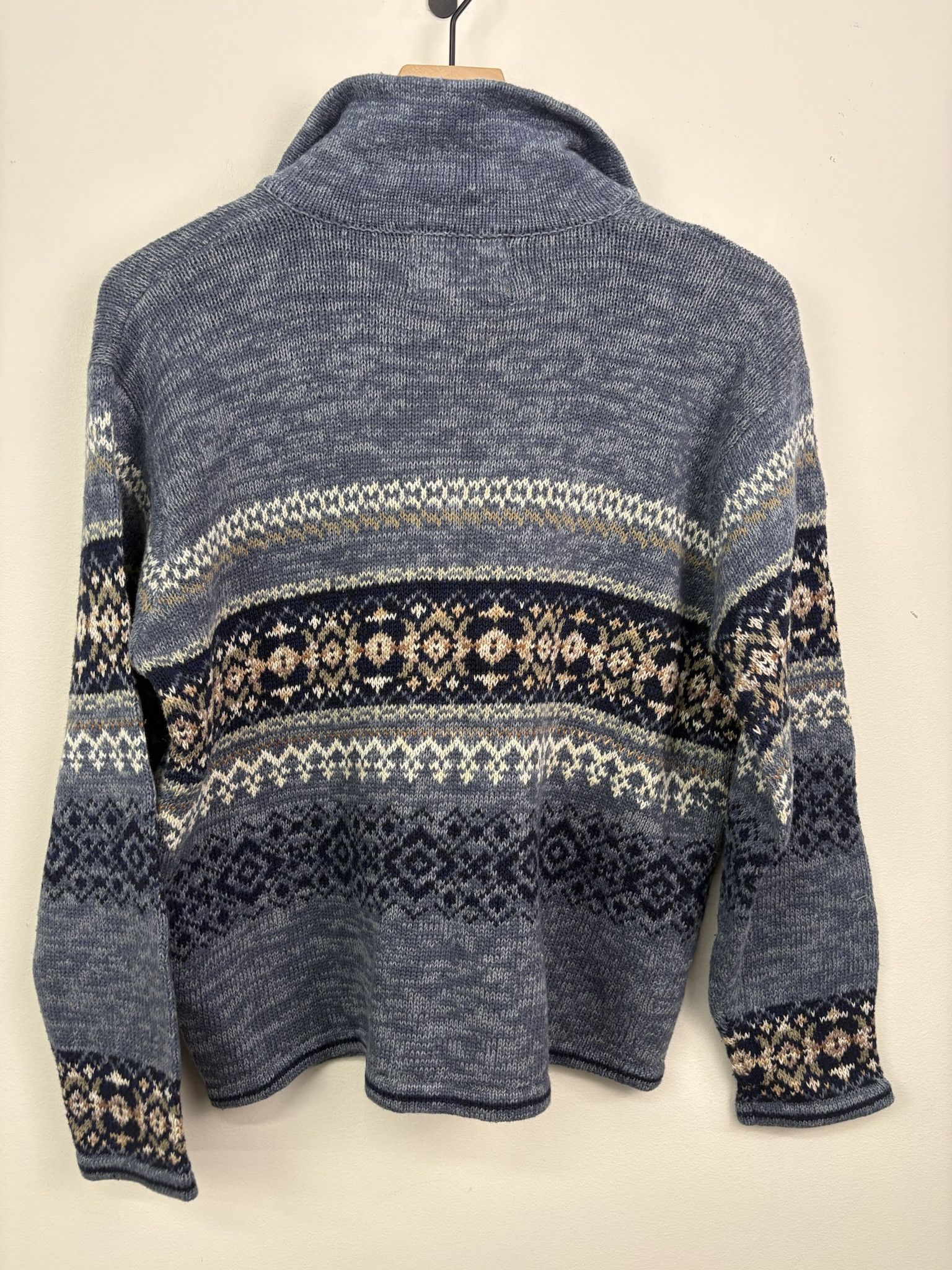Vintage Vintage 90's Cambridge Classic Geometric Brown Pattern Crewneck Pullover Cardigan Size XL Size US XL / EU 56 / 4 - 3 Thumbnail