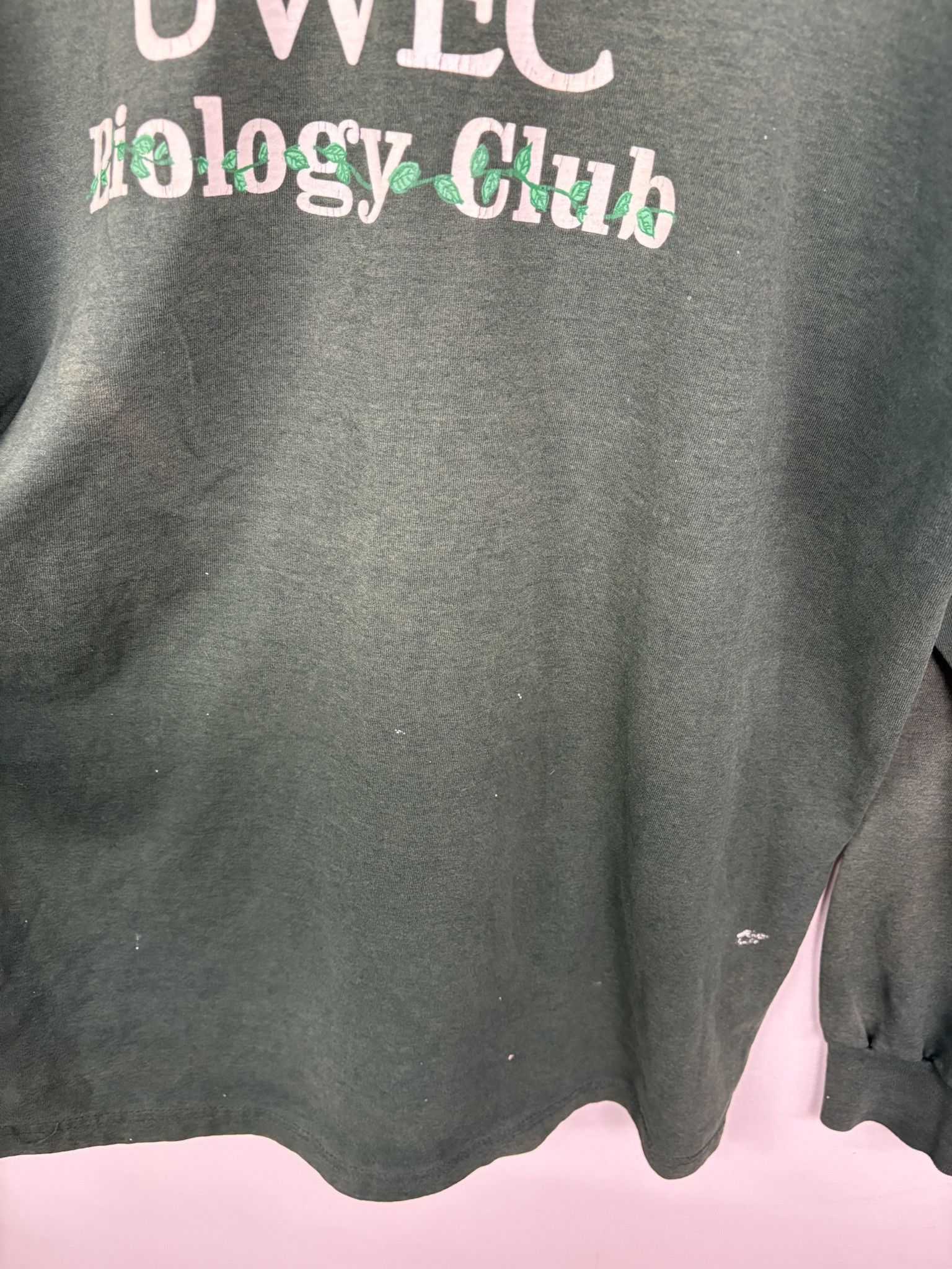 Vintage Vintage 90's "UWEC Biology Club" College Pullover Longsleeve Size XL Size US XL / EU 56 / 4 - 3 Thumbnail