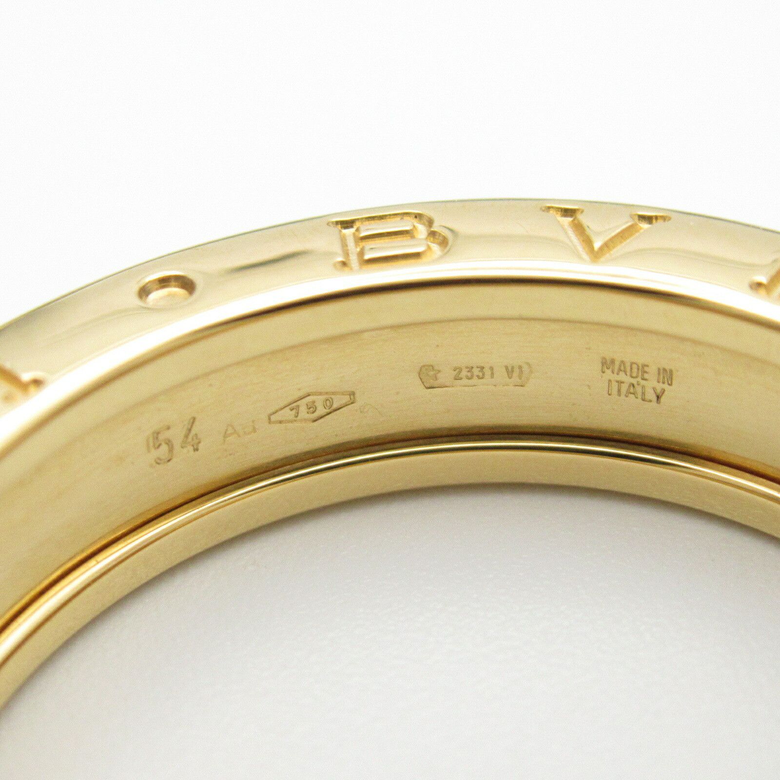 Bvlgari Bvlgari BVLGARI B-zero1 Au750 Ring Size 13.5 Metal Ring Size ONE SIZE - 4 Thumbnail