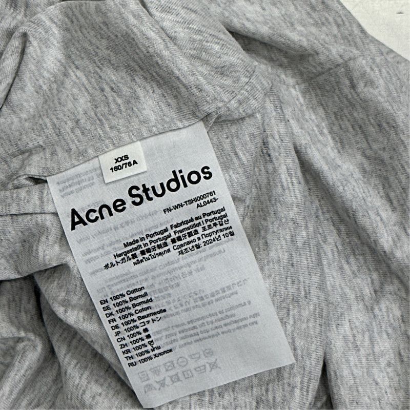 Acne Studios Acne Studios Gray Short Sleeve T-shirt Size XXS / US 00 / IT 34 - 3 Thumbnail