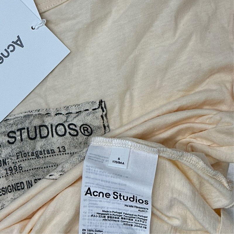 Acne Studios Acne Studios Soft Logo Print T-Shirt for Women Size S / US 4 / IT 40 - 4 Thumbnail